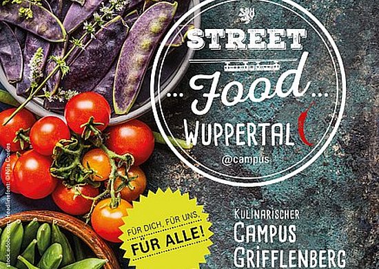 Werbebild für das Streetfood Festival mit einigen Gemüsesorten. 
