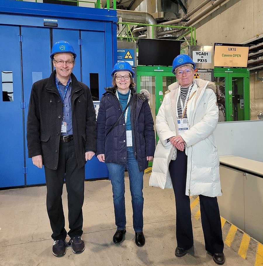 Besuchsgruppe im CERN